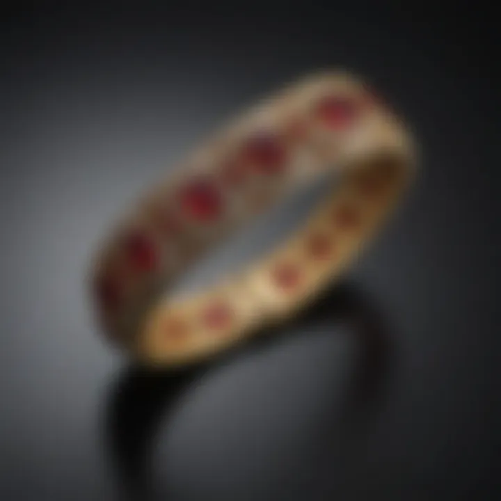 Rare Ruby and Gold Bracelet