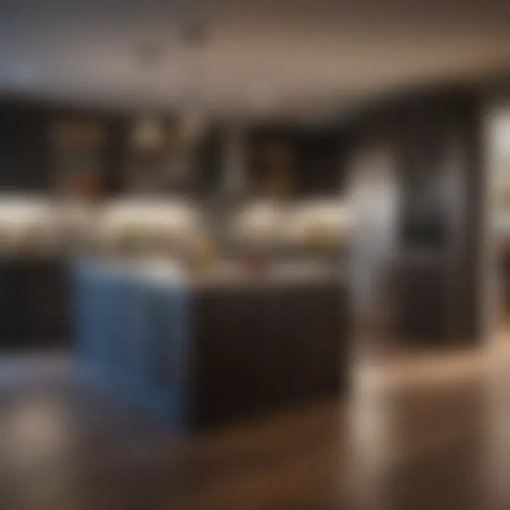 African American home decor designer's modern kitchen concept