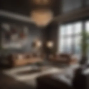 Innovative Living Room Design by African American Designer African American interior designer showcasing elegant living room design
