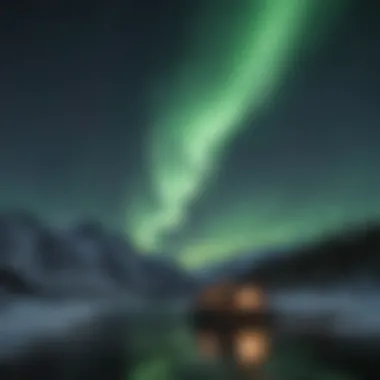 Enchanting Northern Lights in Alaskan Wilderness Dazzling Aurora Borealis in Alaska