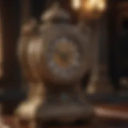 Exquisite Antique Clock in Ornate Design