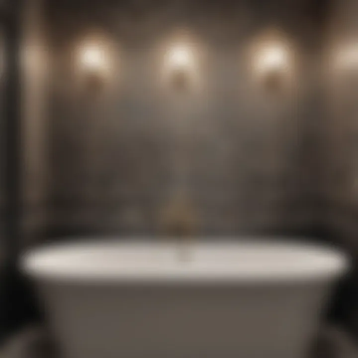 Art Deco Inspired Tub Wall Tile