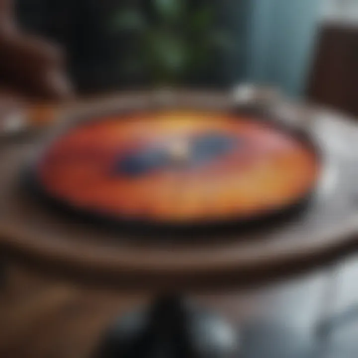 Stylish color palette for round table decoration