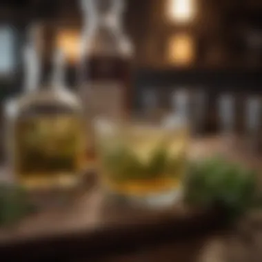 Artisanal Tequila Infusion with Fresh Herbs