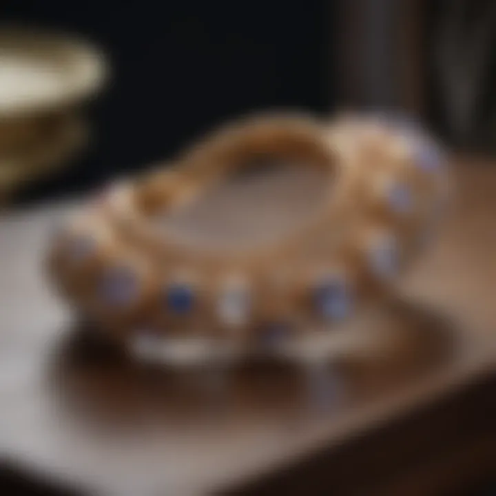 An elegant display of heirloom jewelry that evokes emotional connections and historical context.