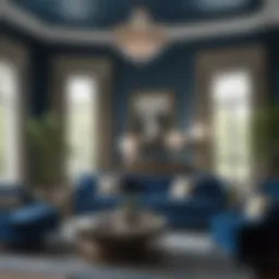 Luxurious Behr Blue Living Room Decor