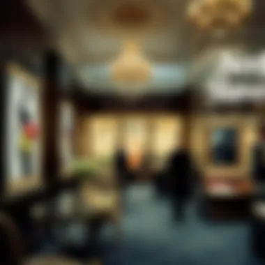 The Opulence of Bergdorf Goodman Interior of Bergdorf Goodman showcasing luxury shopping