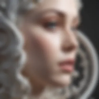 Artistry in Detail: The Koons Influence Close-up of intricate detailing on a Bernardaud porcelain sculpture inspired by Koons