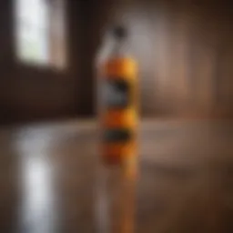 Eco-friendly floor cleaner bottle