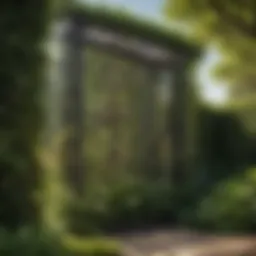 Botanical Elegance Garden Wall Trellis