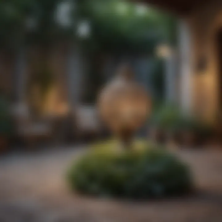 Botanical Harmony in Outdoor Patio Ornaments