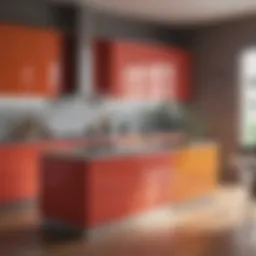 Revolutionary Color Block Kitchen Design