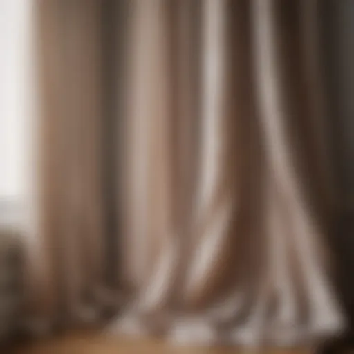 Elegant drapery showcasing Caitlin Wilson's signature designs