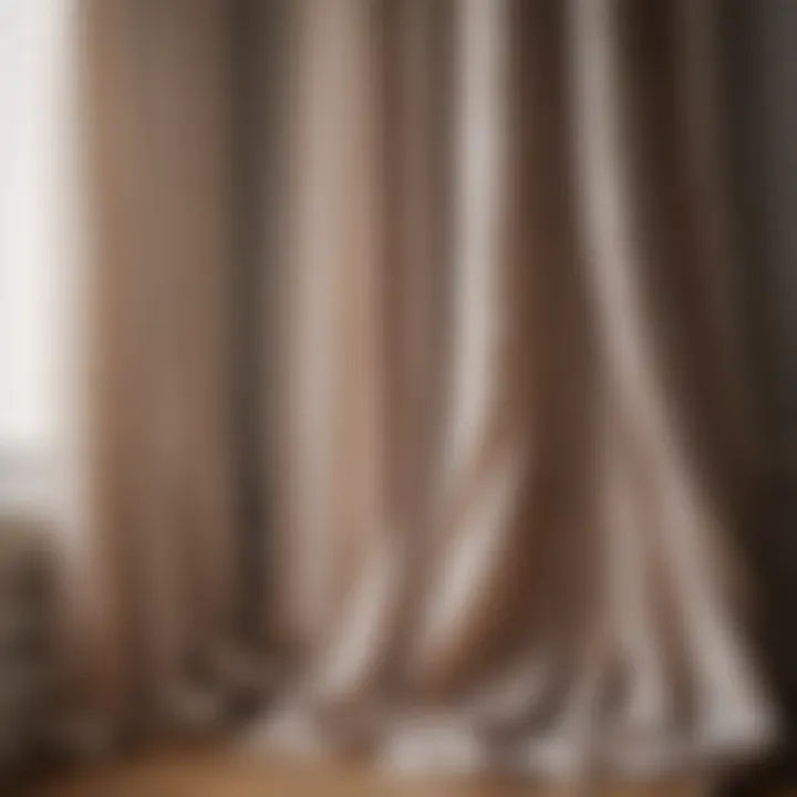 Elegant drapery showcasing Caitlin Wilson's signature designs