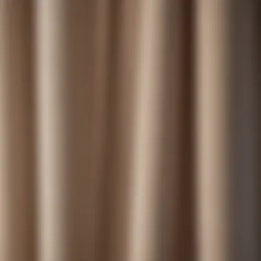Close-up of sustainable materials used in Caitlin Wilson curtains