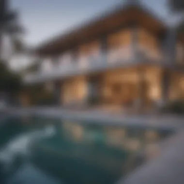 Modern California Style House A modern California style house showcasing seamless indoor-outdoor transitions