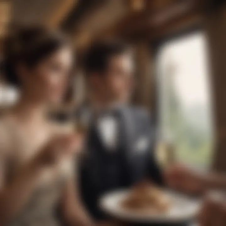 Champagne Toast on Orient Express