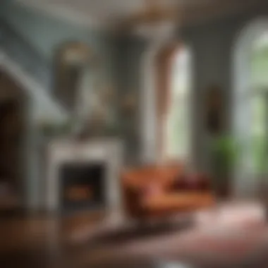 Elegant interiors showcasing classic Southern décor and antique furnishings