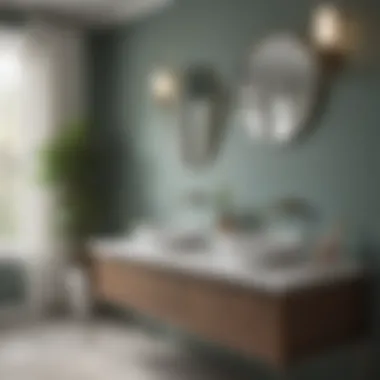 Chic Benjamin Moore Color Scheme for Bathroom Elegance