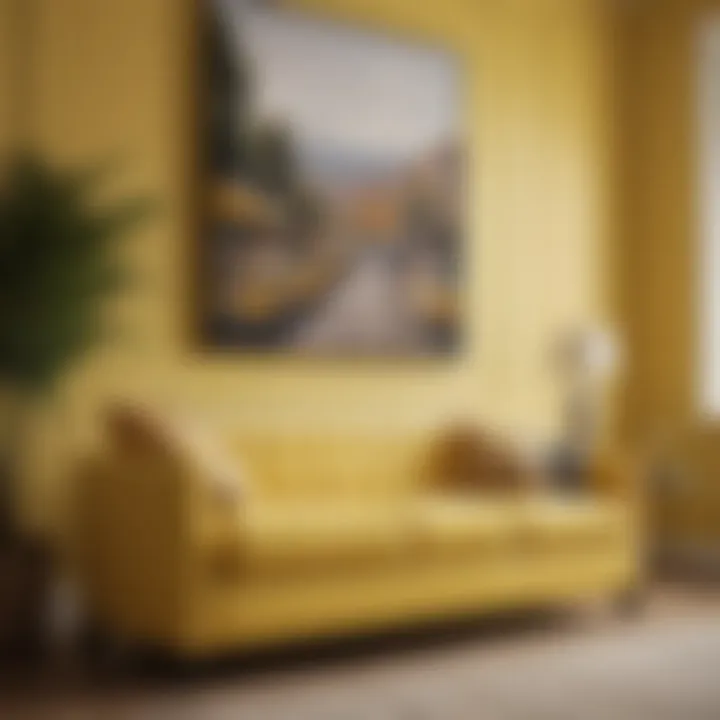 Chic Butter Yellow Furniture Ensemble
