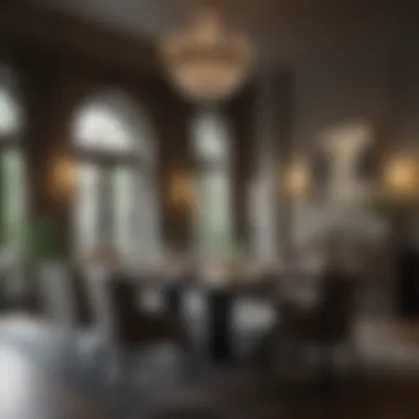 Chic and Elegant Dining Setting