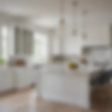 Sophisticated White Kitchen Renovation Chic White Kitchen with Benjamin Moore Paint