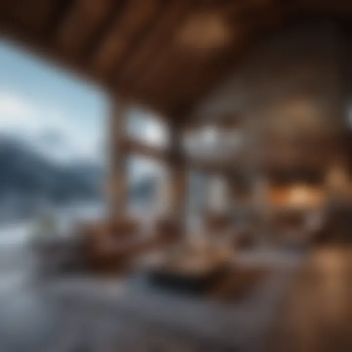 Chic Winter Mountain Chalet