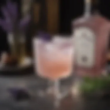 ChiqueWay's Exclusive Hendrick's Gin Lavender Fizz Cocktail