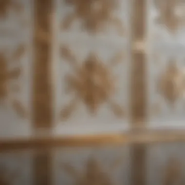 Luxurious Brass Inlay Backsplash Luxurious Brass Inlay Backsplash