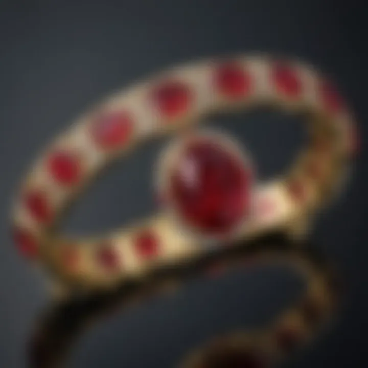 Luxurious Ruby Bracelet by ChiqueWay