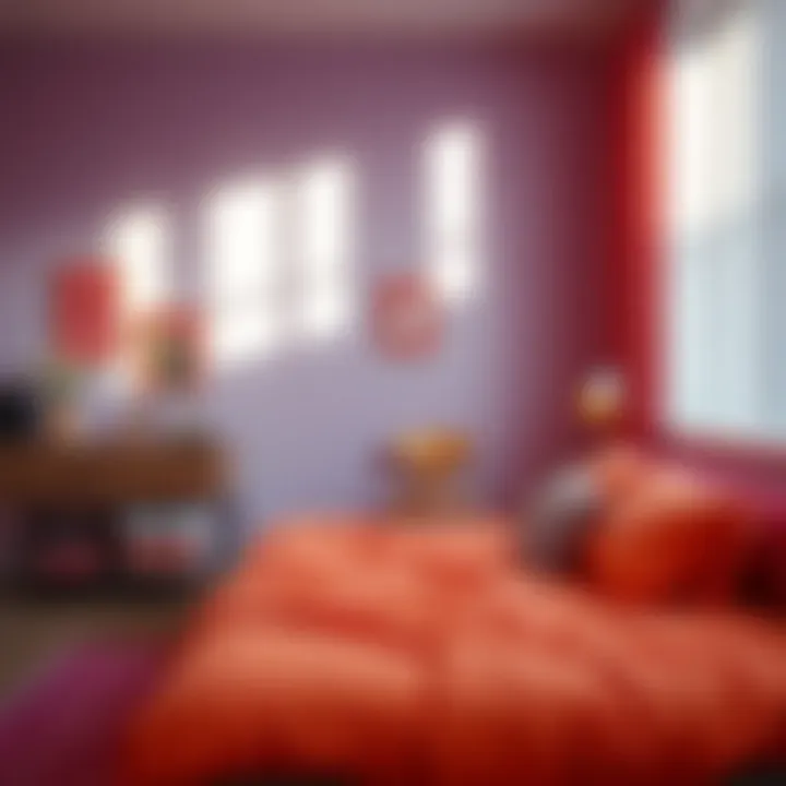 Vibrant Youthful Bedroom Color Palette Bright and vibrant color palette for a youthful bedroom