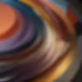Abstract Artistic Color Palette