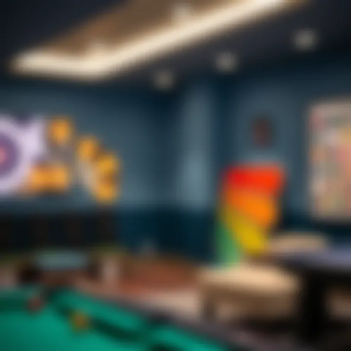 Exploring Color Options for Your Game Room Color wheel showcasing a variety of paint colors