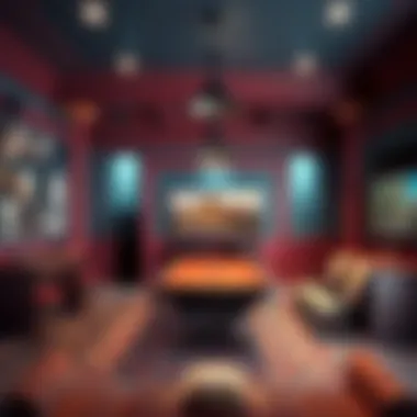 Aesthetic Appeal of Color in Game Rooms A well-decorated game room with vibrant paint colors