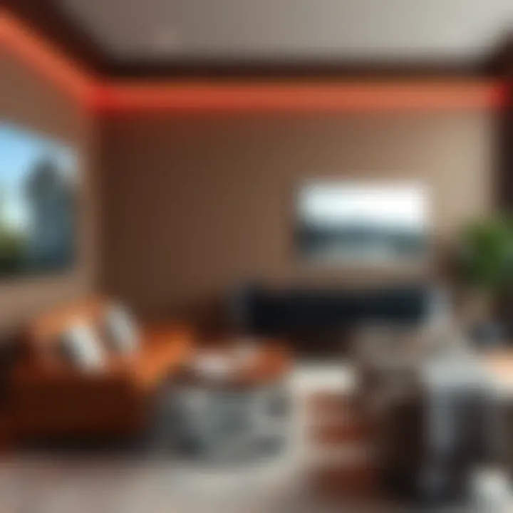 Selecting the Right Paint Palette for Your Space Color swatches and design elements for game rooms