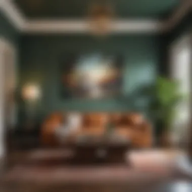 Nature-inspired interior paint color selection