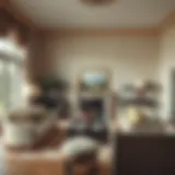 Elegant classic living room showcasing rich fabrics and timeless furniture