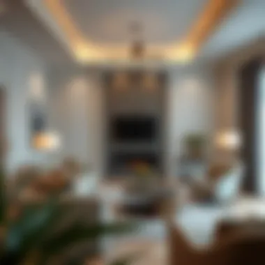 Functional Space Utilization in Modern Classic Living Room Functional space utilization in a modern classic living room