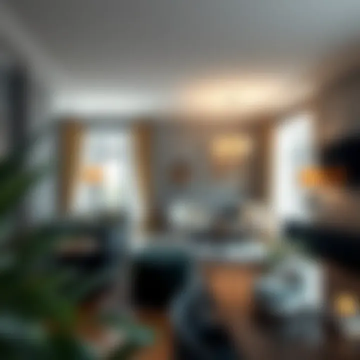 Sophisticated Color Palette in Classic Living Room Sophisticated color palette in a classic living room setting