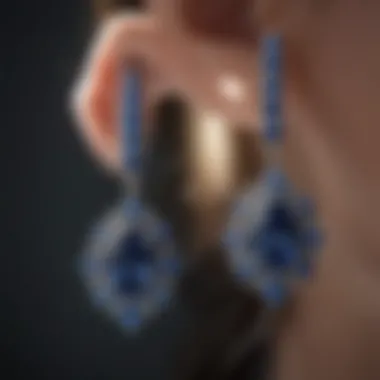 Opulent Sapphire Earrings