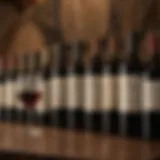 A selection of fine wines showcasing different varietals