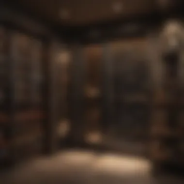 An elegantly designed wine cellar with optimal storage conditions