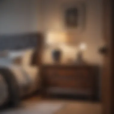 Repurposed Furniture in Elegant Bedroom Elegant bedroom featuring repurposed furniture