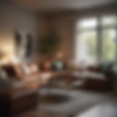 Inviting Corner Sectional Configuration Cozy corner sectional layout in small living room