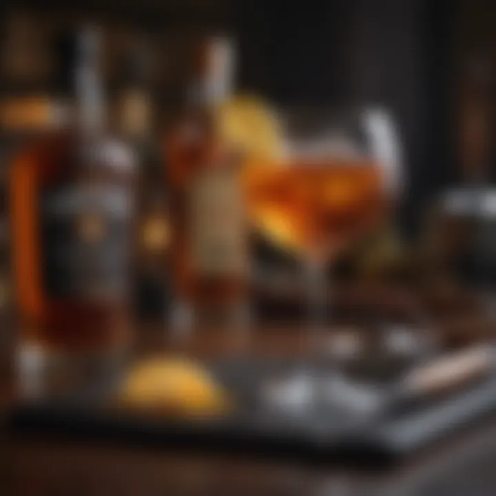 Luxurious Whiskey Cocktail Garnishes and Tools