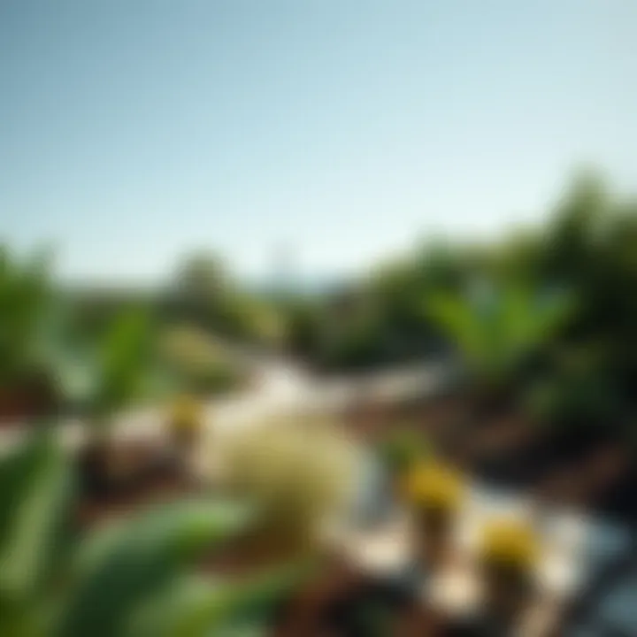 Creating a Serene Outdoor Environment A serene outdoor space with well-maintained plants and pathways