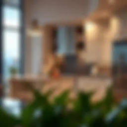 Elegant kitchen with custom cabinetry and modern appliances