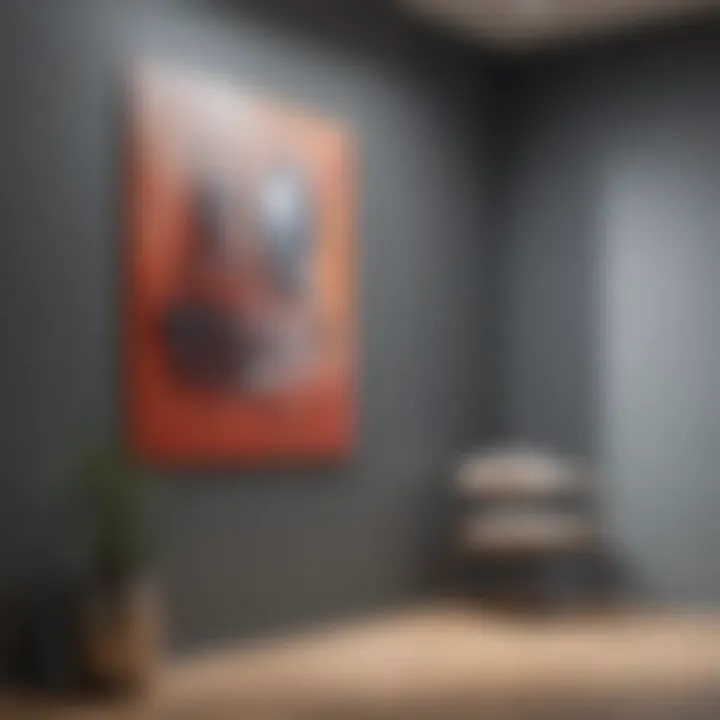 Cutting-edge technology revealing wall paint color