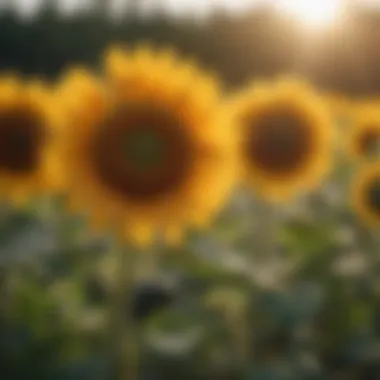 Dazzling Sunflowers in Full Bloom