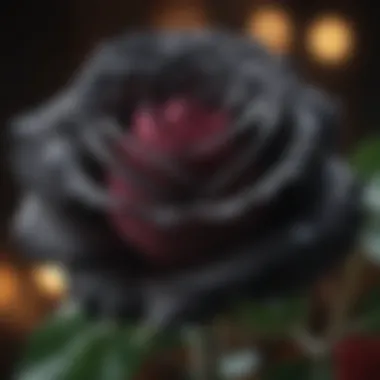 Majestic Mystery of Black Rose